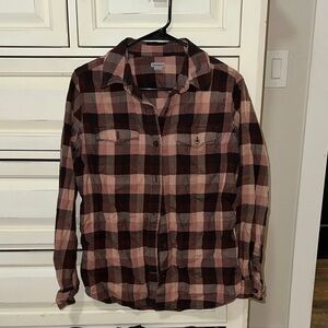 Carhartt Women's Plaid Jacket - Brown and Pink